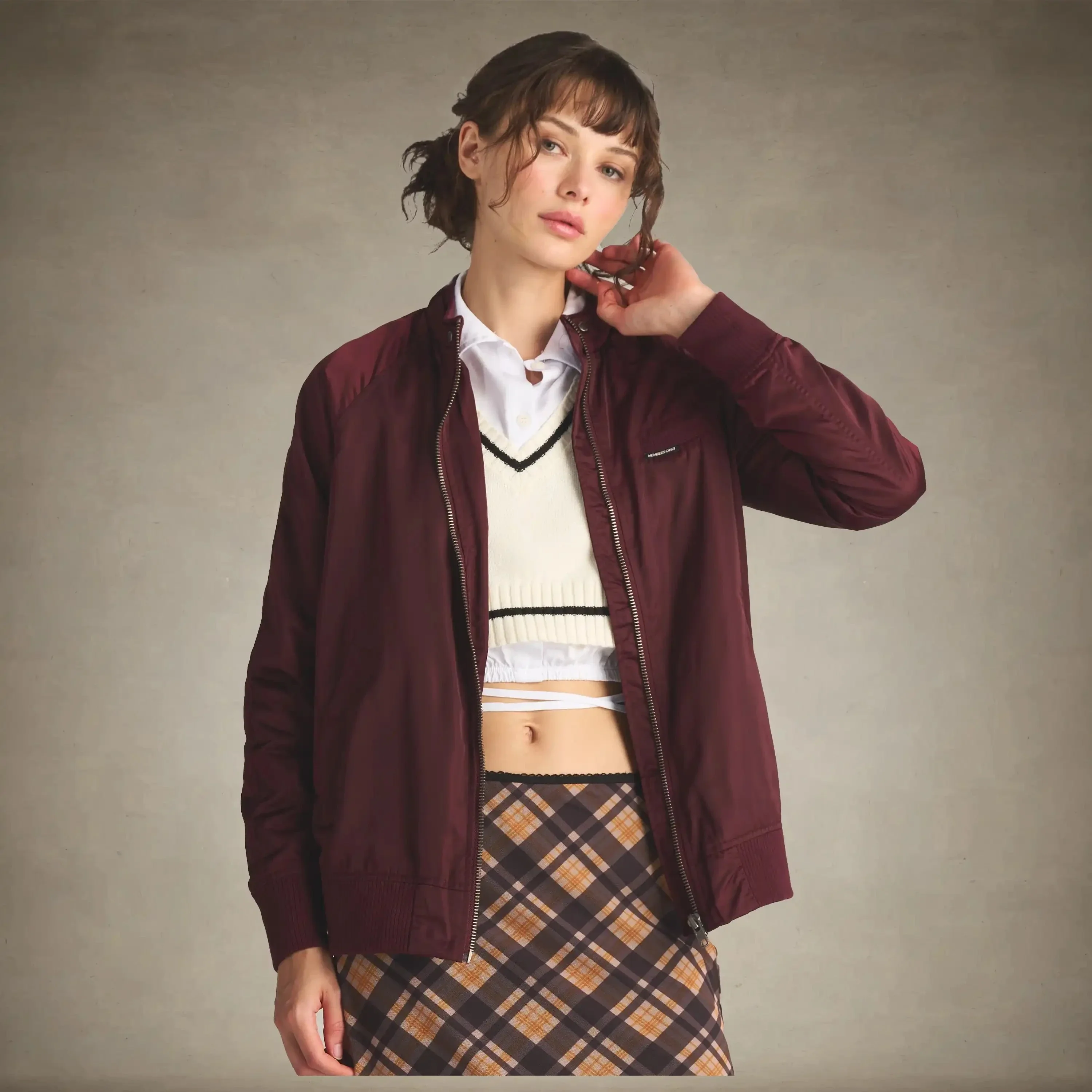 Women's Satin Bomber Jacket - Image 11